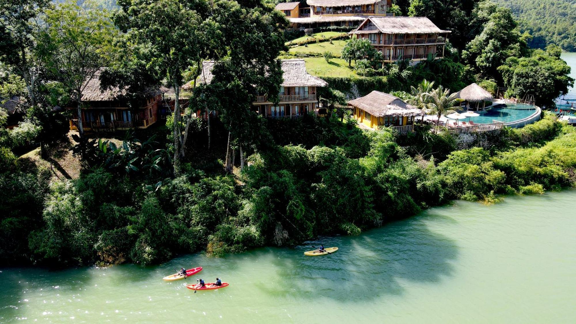 Mai Chau Hideaway Lake Resort Экстерьер фото